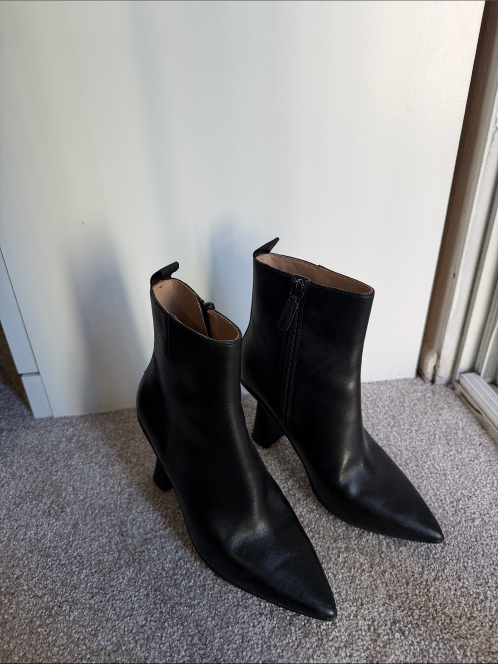 Cole haan Black Pointed Toe Ankle Boots - Women's Fashion Boots